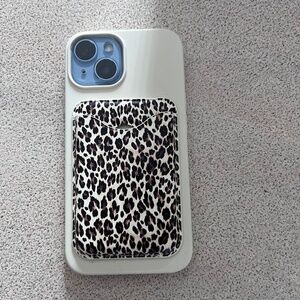 NWOT - XO Poppy Leopard Magnetic Wallet/MagSafe Compatible & Cell Phone Case
